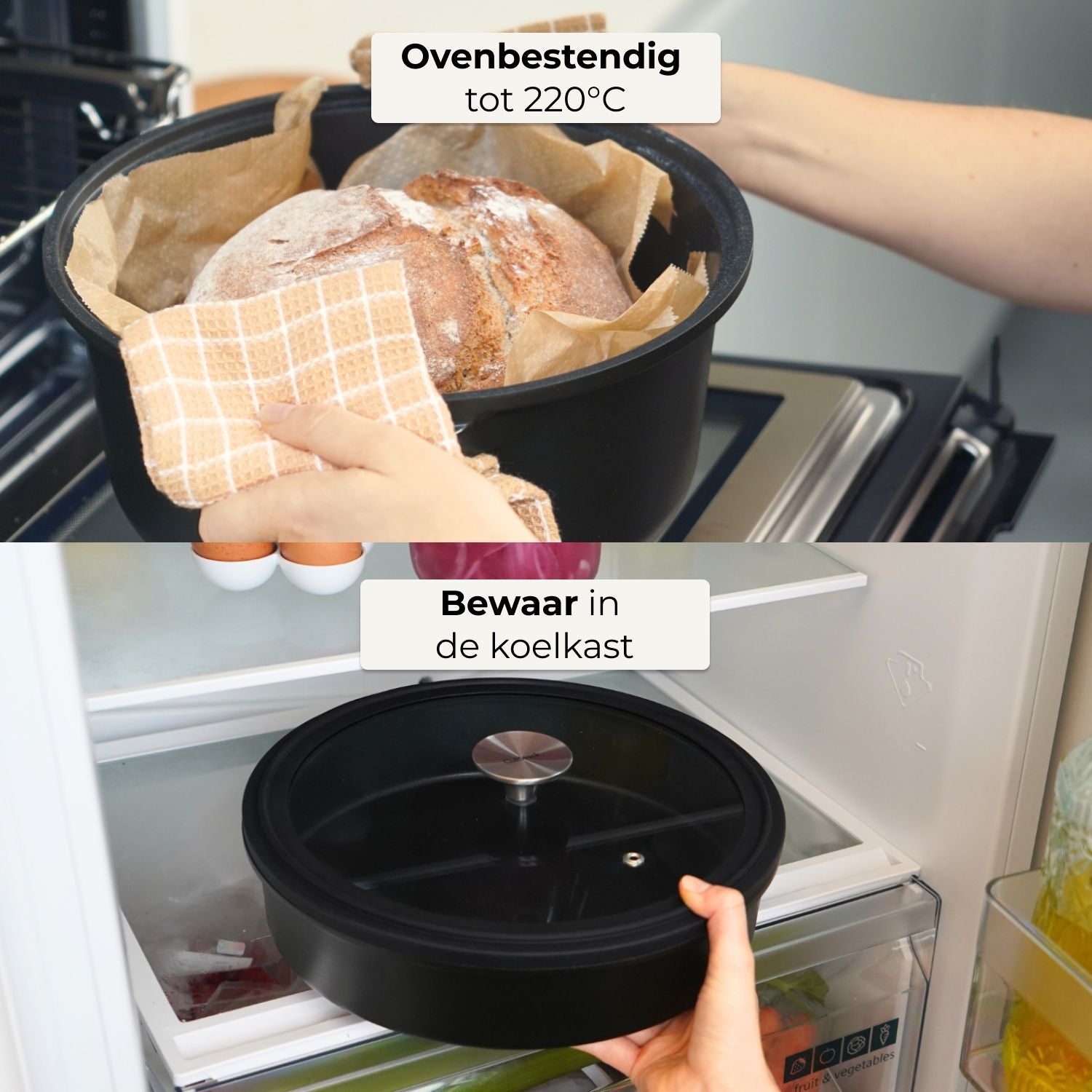 Ovenbestendig en bewaar in de koelkast